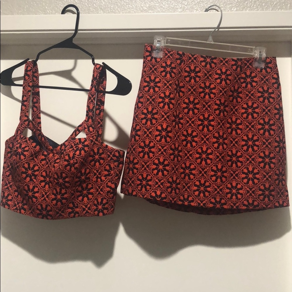 Forever 21 matching skirt set